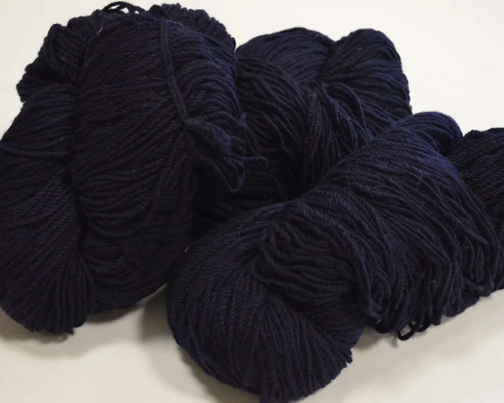 Glenaran Aran Wool^Aran Wool Knitting Hanks - Navy