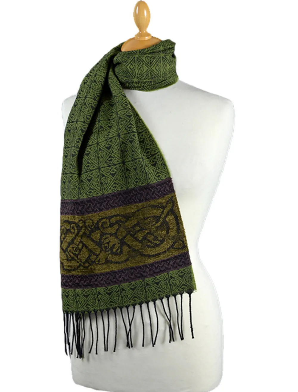 Glenaran Celtic Design Scarves^Celtic Dogs Pattern Scarf
