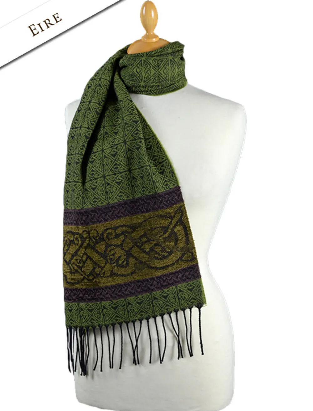 Glenaran Celtic Design Scarves^Celtic Dogs Pattern Scarf