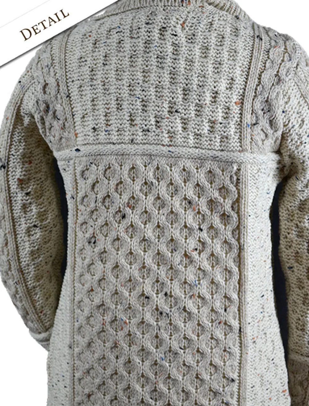 Glenaran Cardigans, Jackets & Coatigans^Two Tone Merino Wool Coat