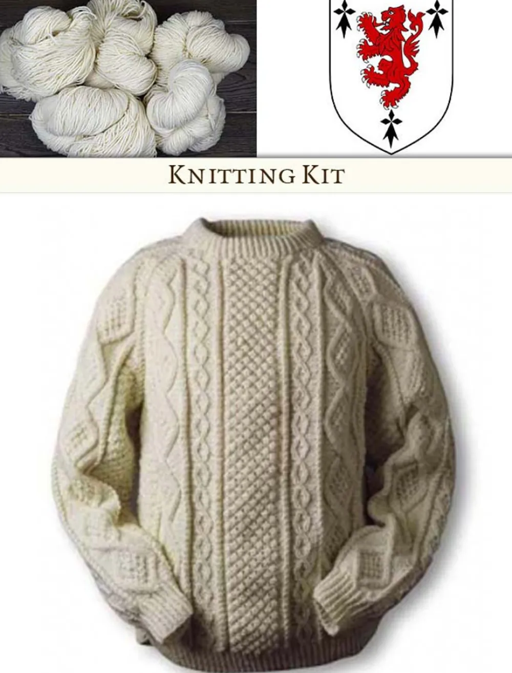 Glenaran Clan Knitting Patterns And Kits^O'Dwyer Knitting Kit