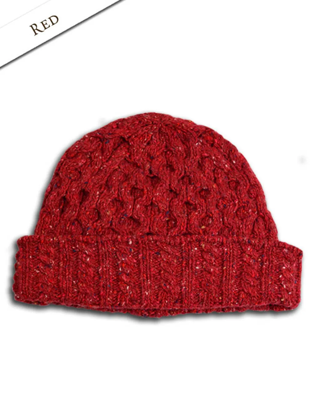 Glenaran Caps & Hats^Women's Wool Cashmere Aran Honeycomb Hat