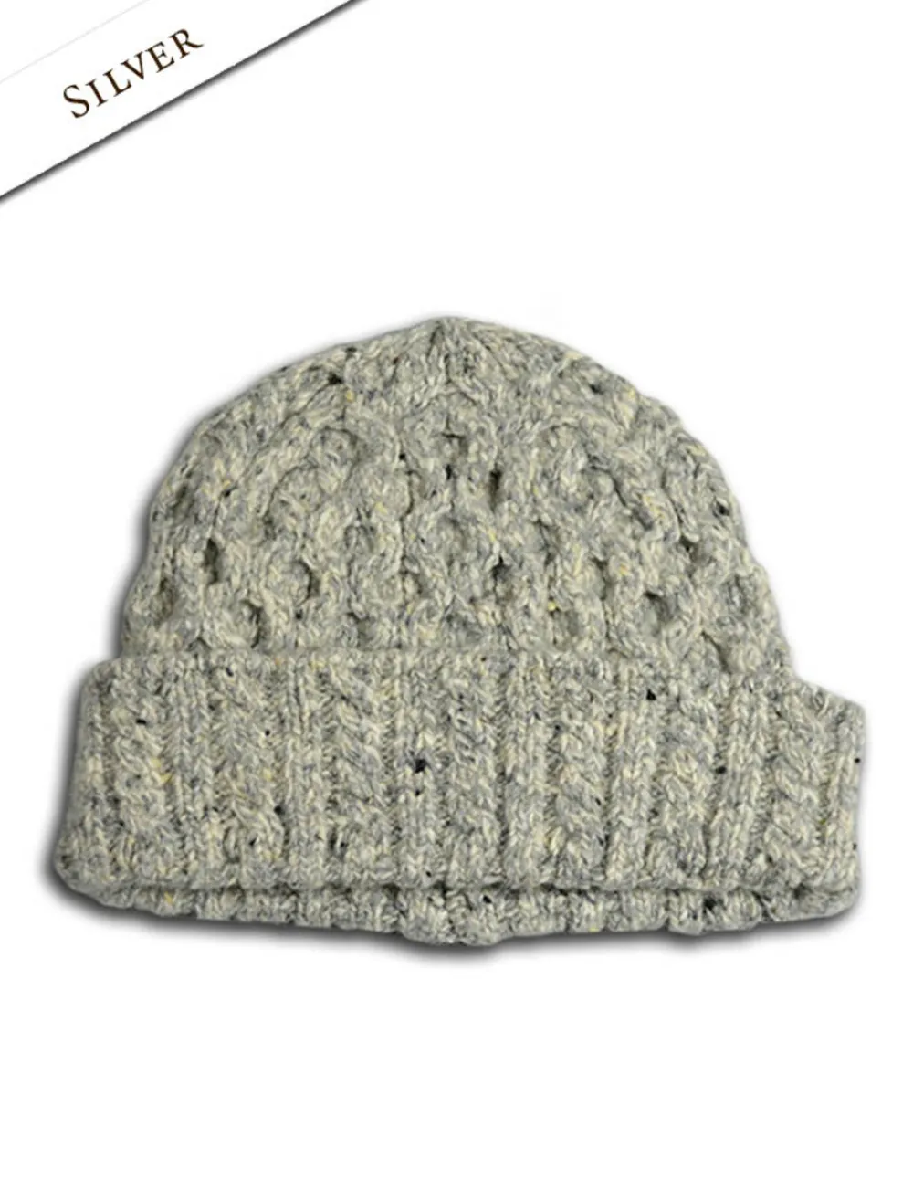 Glenaran Caps & Hats^Women's Wool Cashmere Aran Honeycomb Hat