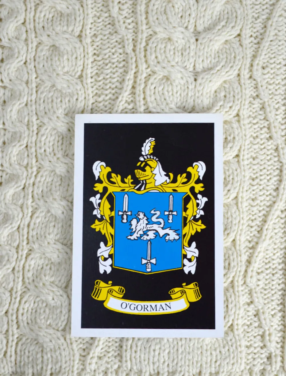 Glenaran Clan Throws^Gorman Clan Aran Throw