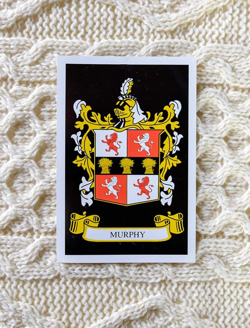 Glenaran Clan Throws^Murphy Clan Aran Throw