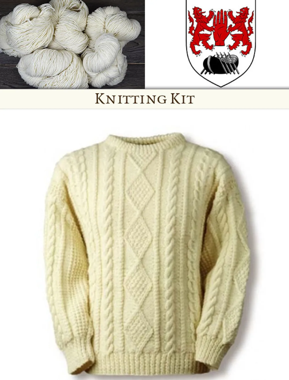 Glenaran Clan Knitting Patterns And Kits^O'Flaherty Knitting Kit