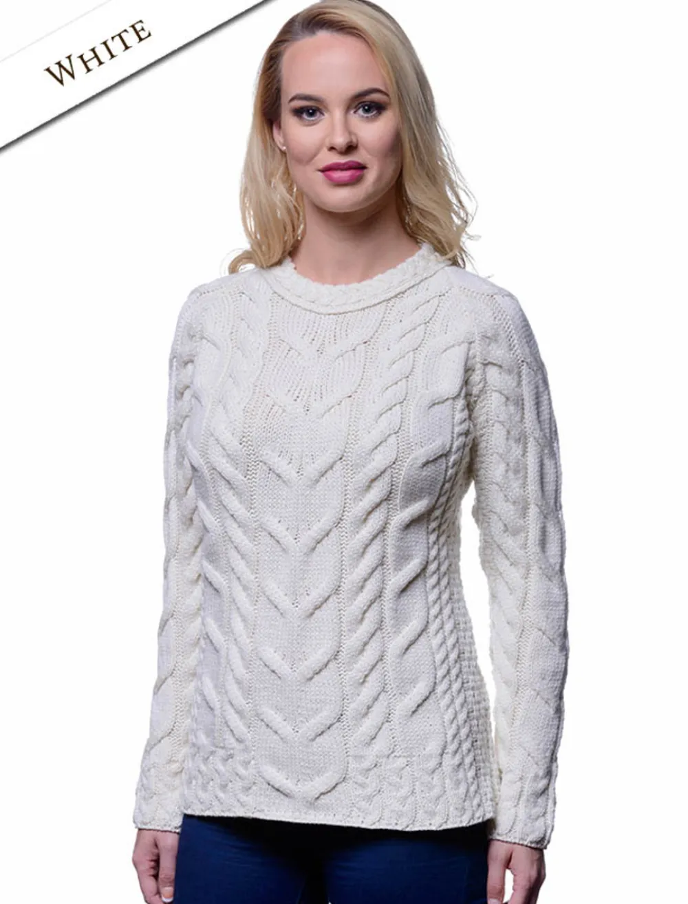 Glenaran Sweaters^Super Soft Luxury Cable Knit Aran