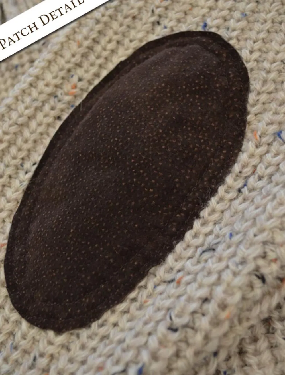 Glenaran Sweaters^Fisherman's Half Zip Sweater with Patches