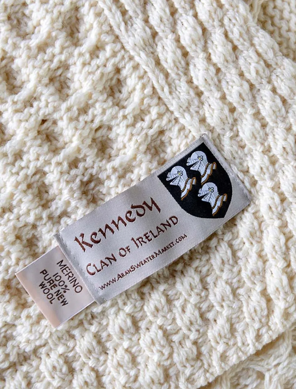 Glenaran Clan Throws^Kennedy Clan Aran Throw