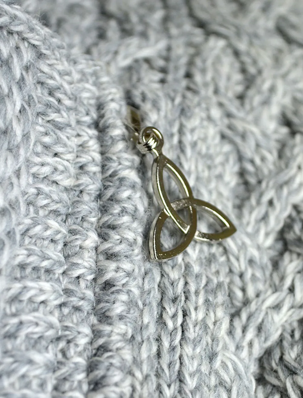 Glenaran Cardigans, Jackets & Coatigans^Aran Knit Coatigan with Celtic Knot Side Zip