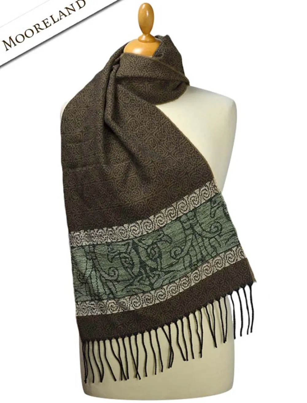 Glenaran Celtic Design Scarves^Celtic Birds Pattern Scarf