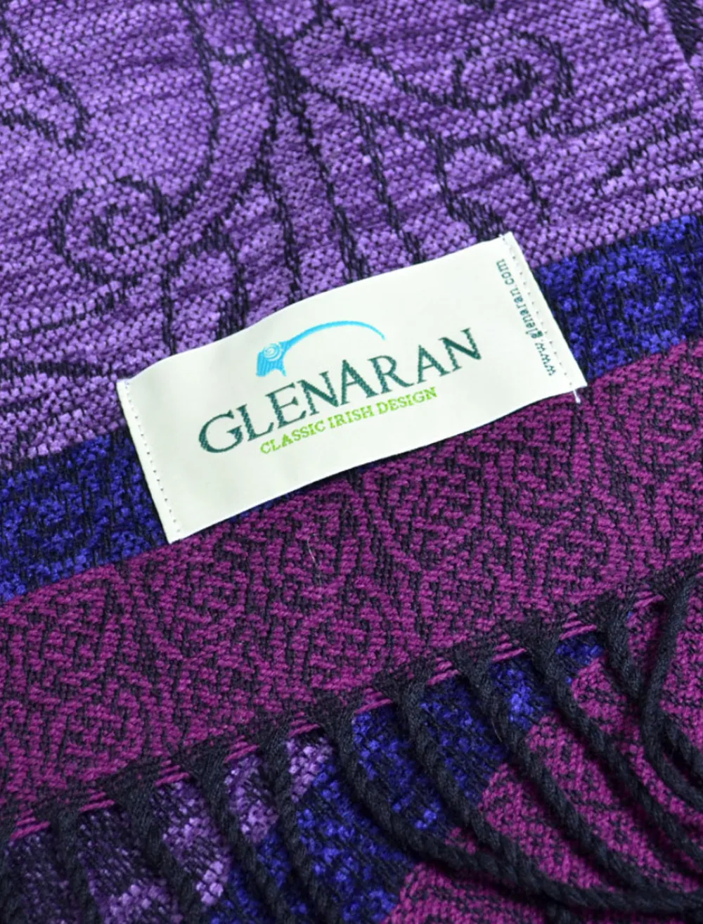 Glenaran Celtic Design Scarves^Celtic Birds Pattern Scarf