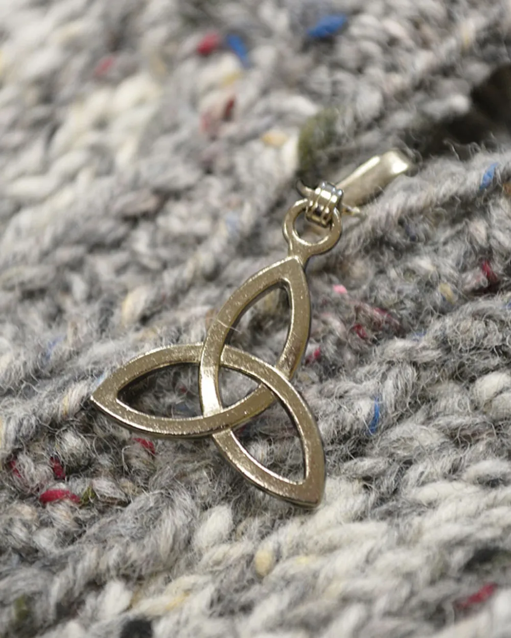 Glenaran Cardigans, Jackets & Coatigans^Women's Fair Isle Long Hooded Coatigan with Celtic Knot Zipper Pull