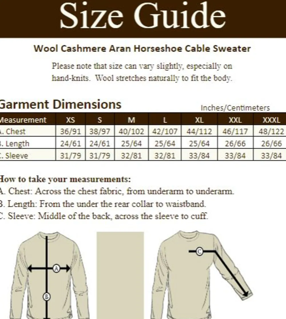 Glenaran Sweaters^Hand-knit Chevron Stitch Sweater