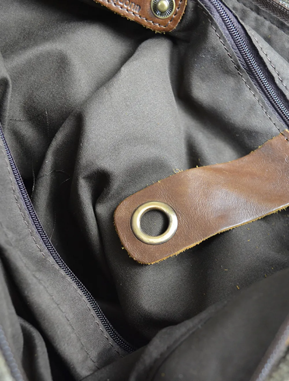 Glenaran Bags And Satchels|Bags And Satchels^Traditional Tweed & Leather Bag with Handle