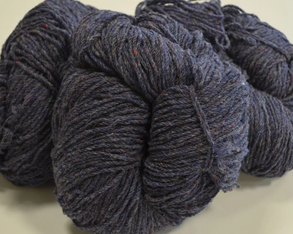 Glenaran Aran Wool^Aran Wool Knitting Hanks - Denim Mix
