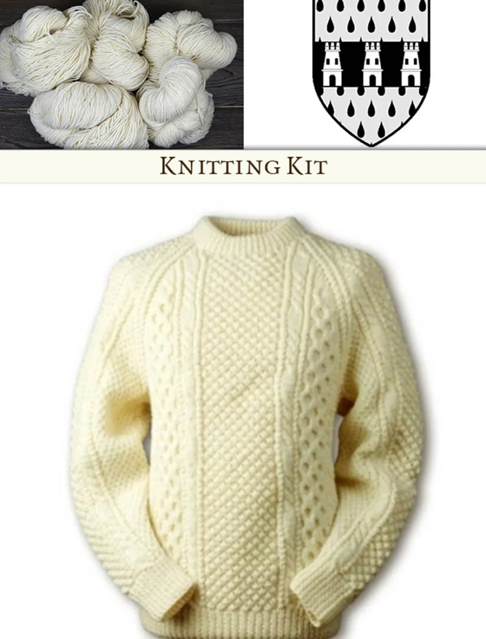Glenaran Clan Knitting Patterns And Kits^Higgins Knitting Kit