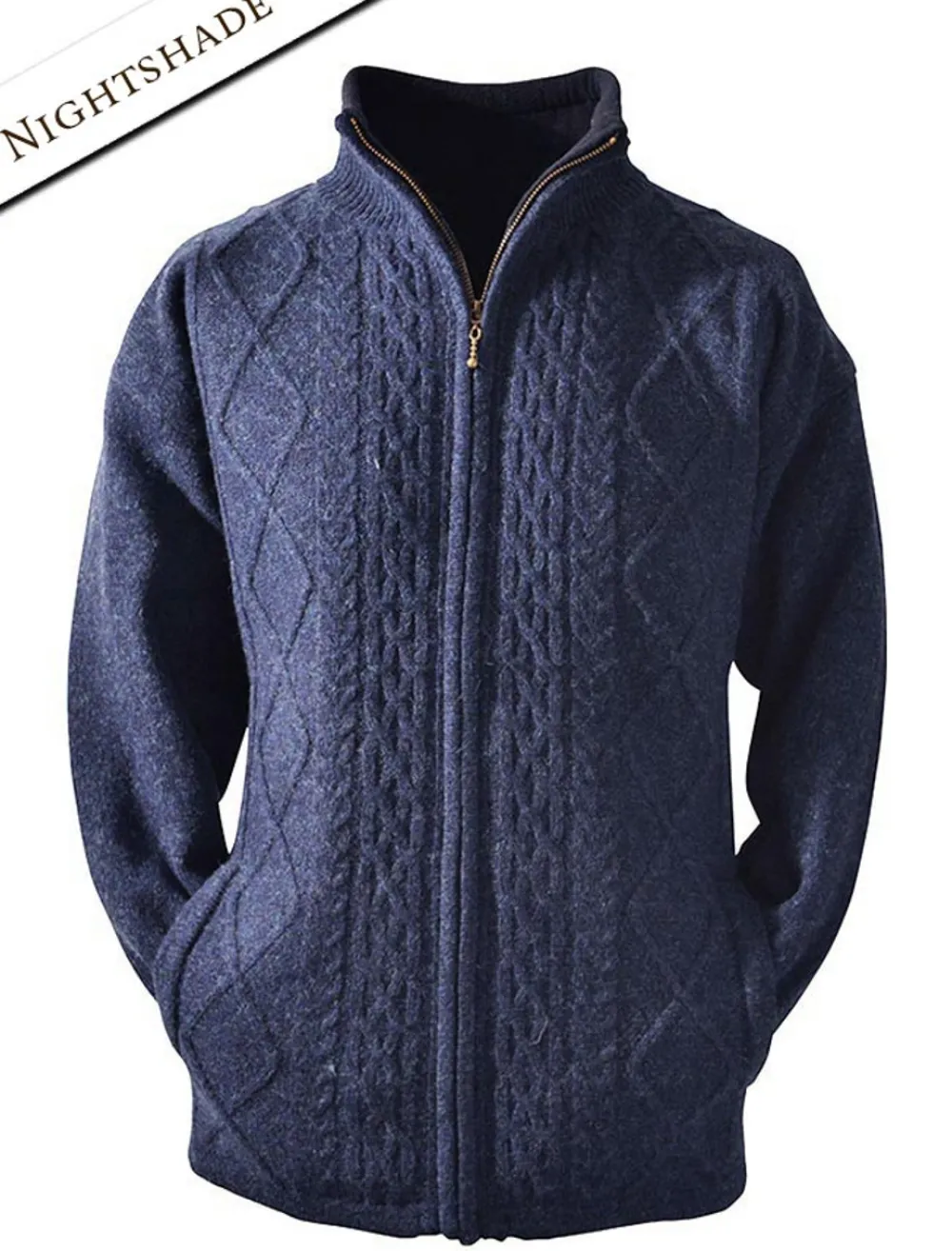Glenaran Cardigans, Jackets & Coats^Windproof Aran Style Jacket