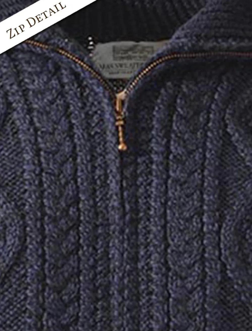 Glenaran Cardigans, Jackets & Coats^Windproof Aran Style Jacket