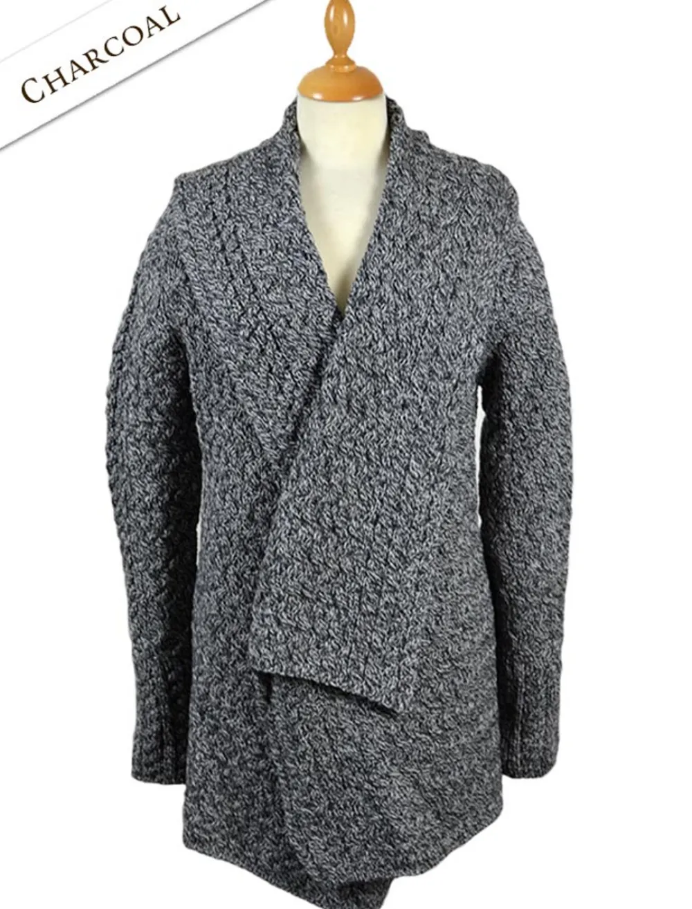 Glenaran Cardigans, Jackets & Coatigans^Waterfall Cable Cardigan