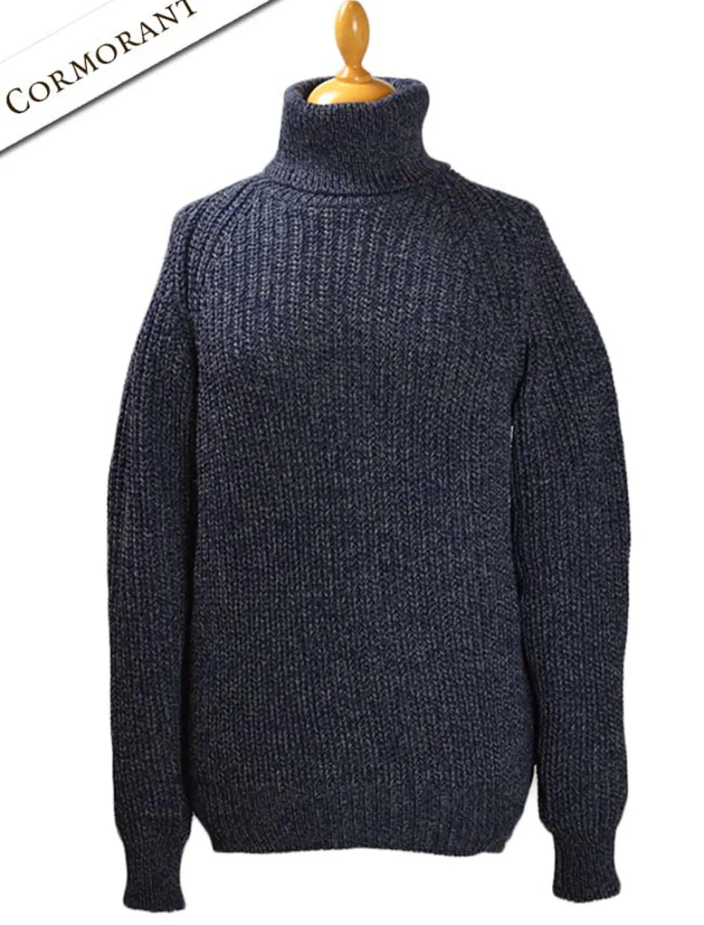 Glenaran Sweaters^Women's Merino Ribbed Turtleneck Sweater