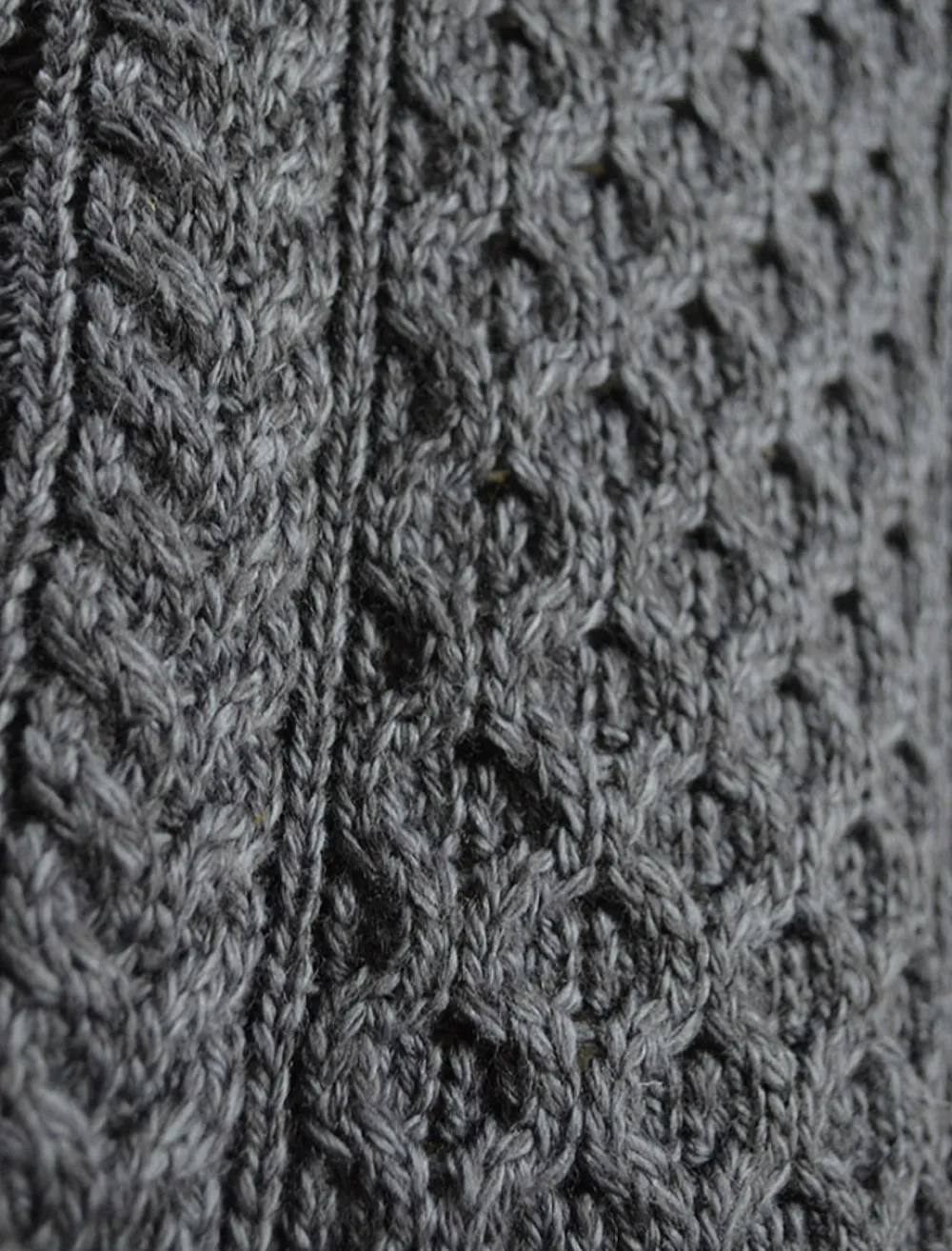 Glenaran Sweaters^Womens Heavyweight Merino Wool Aran Troyer