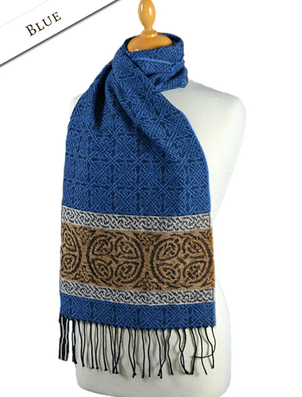 Glenaran Celtic Design Scarves^Celtic Nordic Pattern Scarf