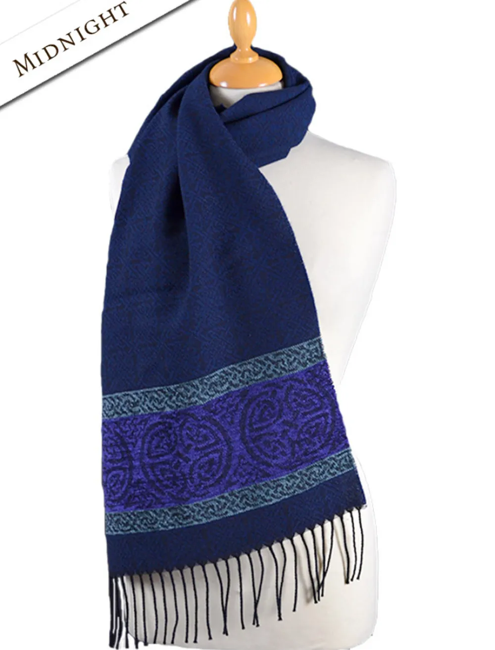 Glenaran Celtic Design Scarves^Celtic Nordic Pattern Scarf