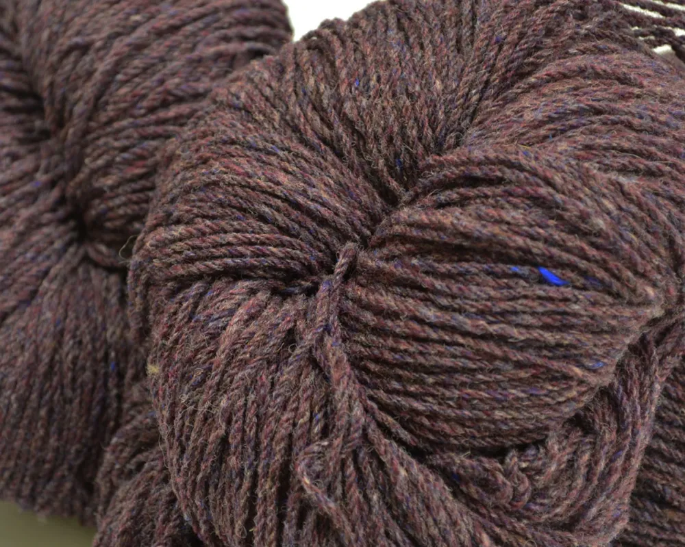 Glenaran Aran Wool^Aran Wool Knitting Hanks - Bilberry