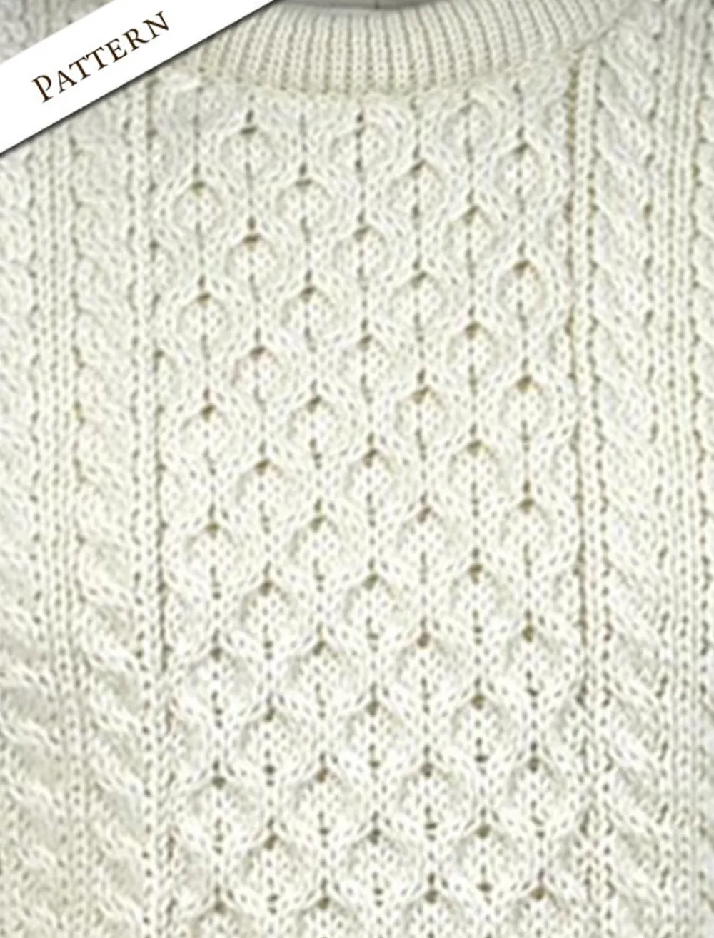 Glenaran Sweaters^Women's Heavyweight Traditional Aran Wool Sweater