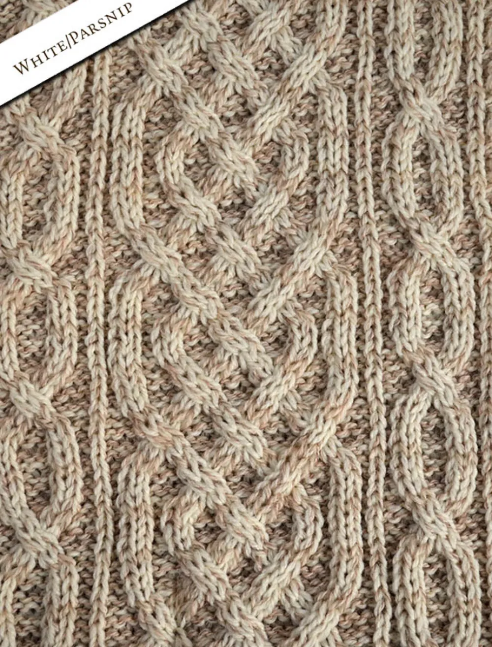 Glenaran Knitted Wool Scarves^Aran Plated Scarf