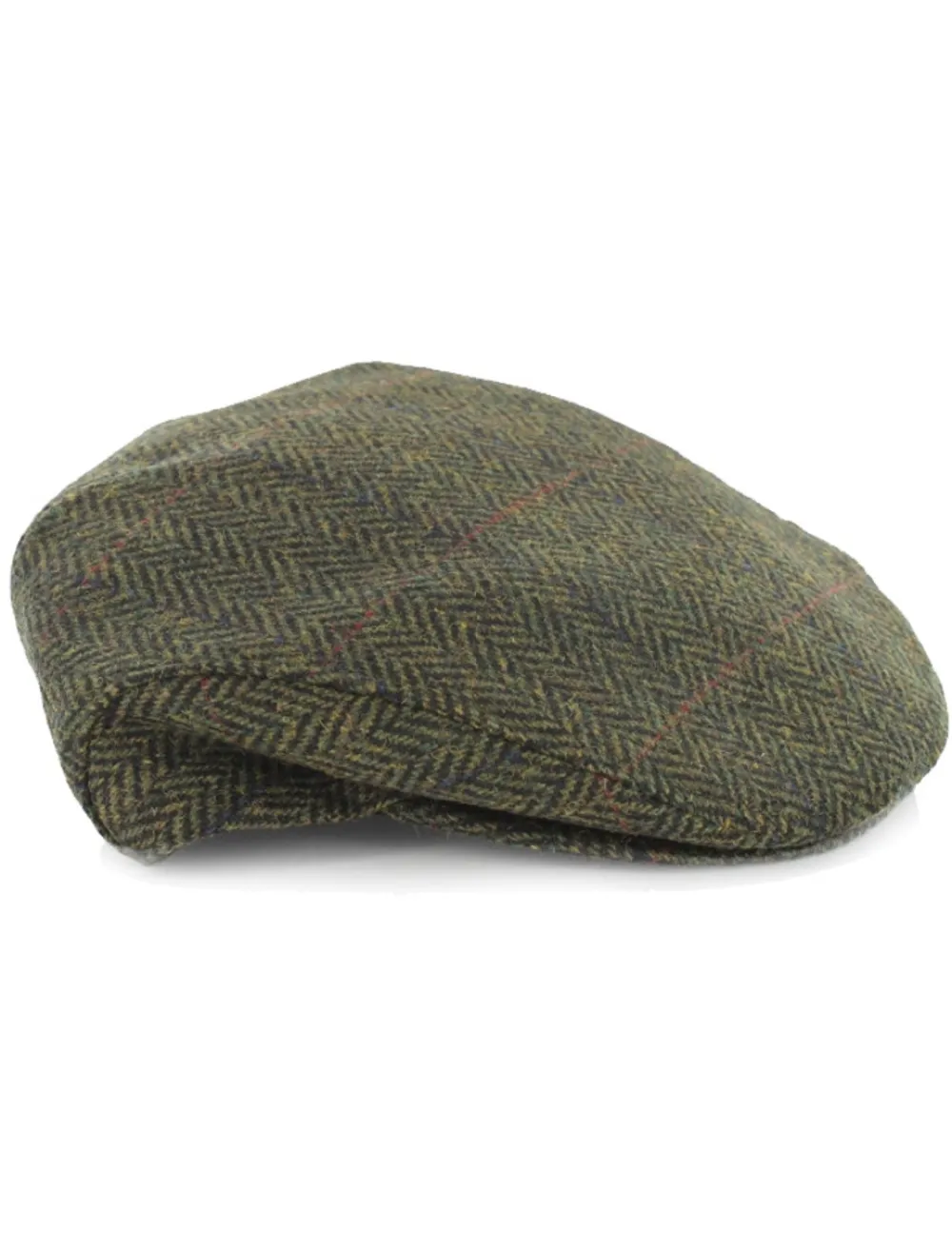 Glenaran Irish Flat Caps^Trinity Tweed Flat Cap - Forest Green