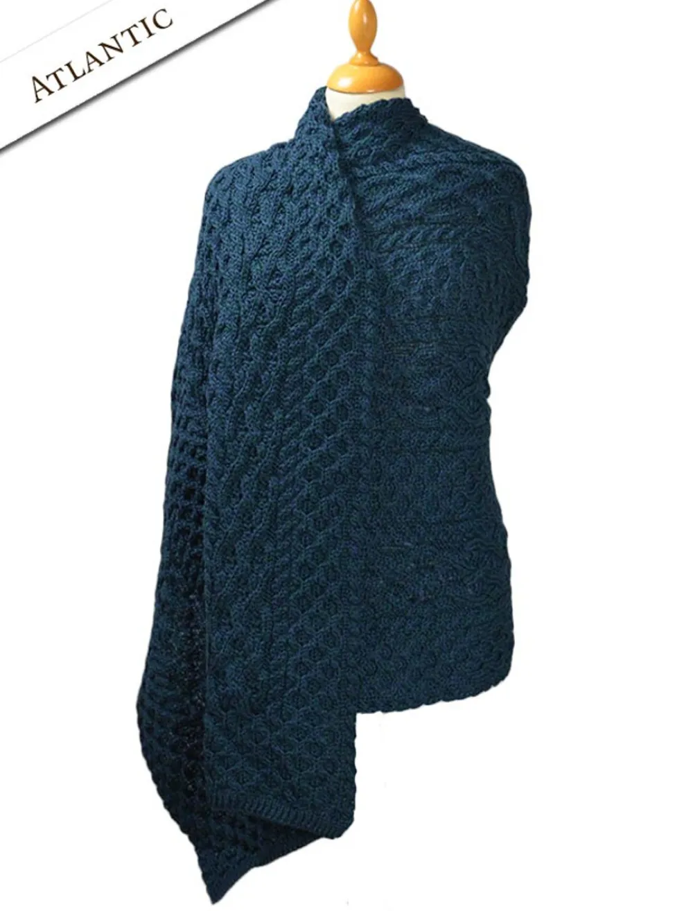 Glenaran Ponchos, Capes & Shawls^Cable Aran Wrap