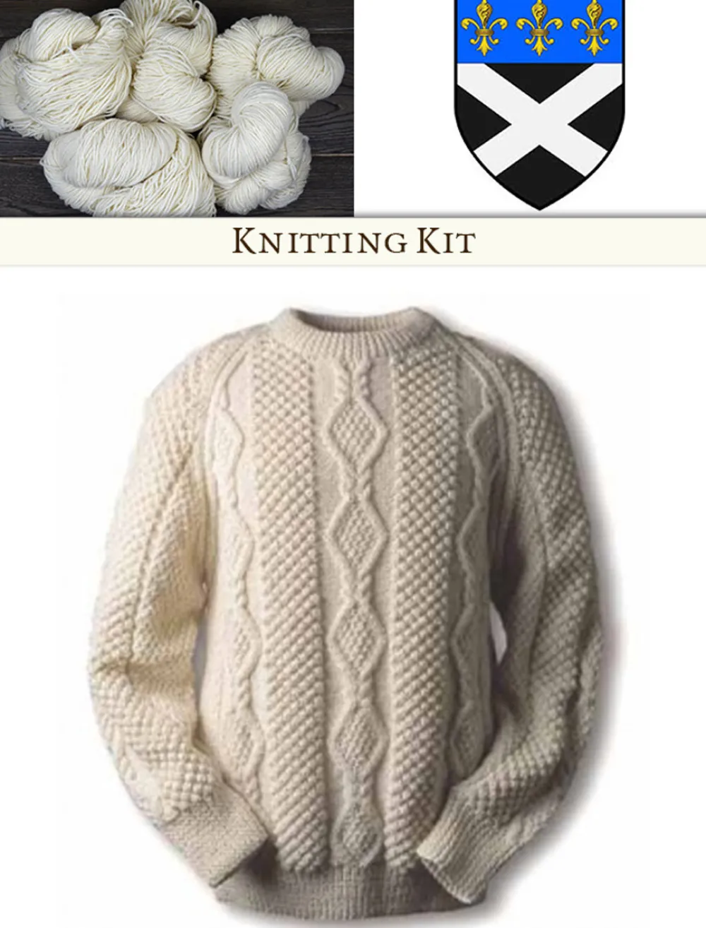 Glenaran Clan Knitting Patterns And Kits^Fitzpatrick Knitting Kit