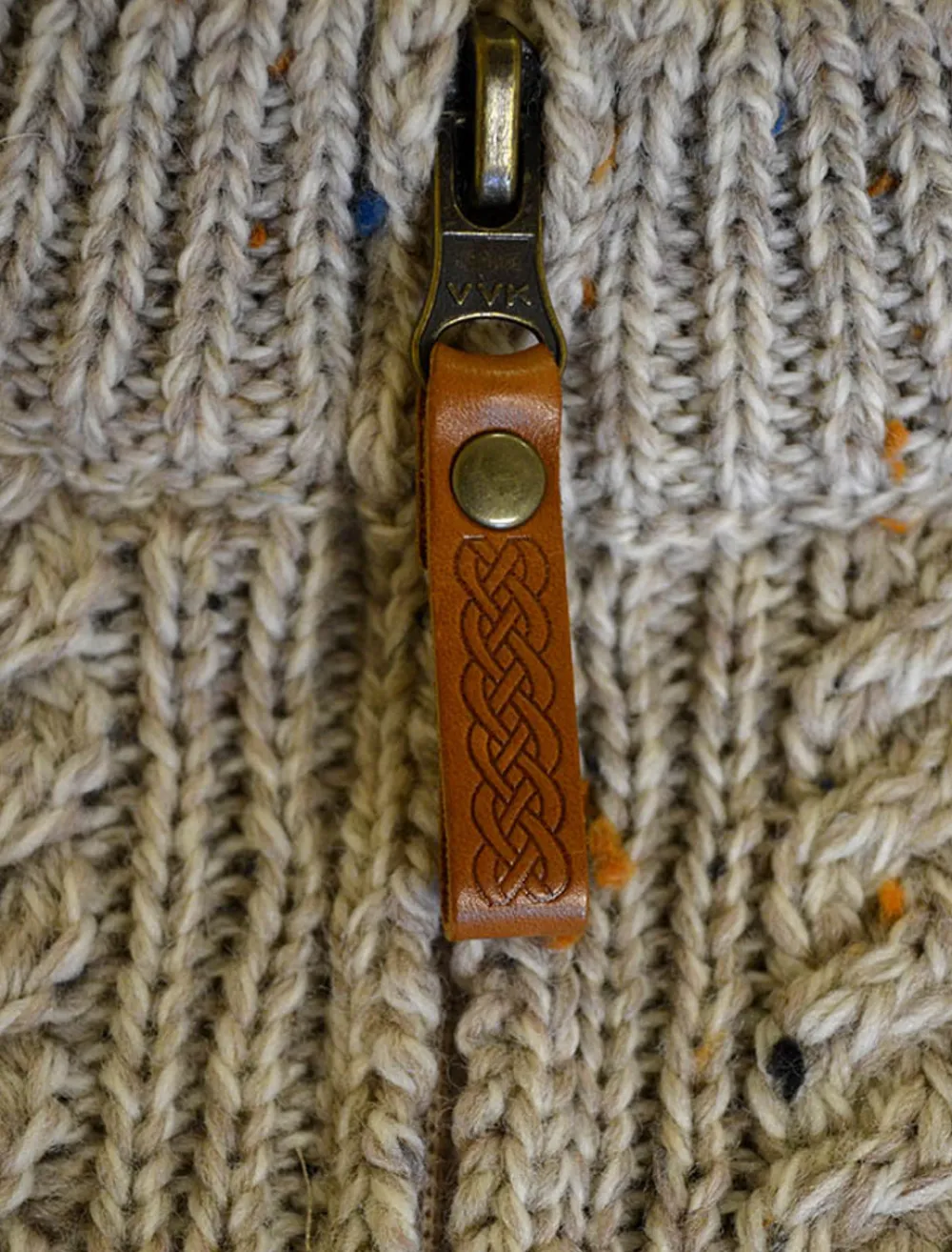 Glenaran Sweaters, Cardigans & Jackets^Kid's Zip Neck Aran Merino Wool Sweater