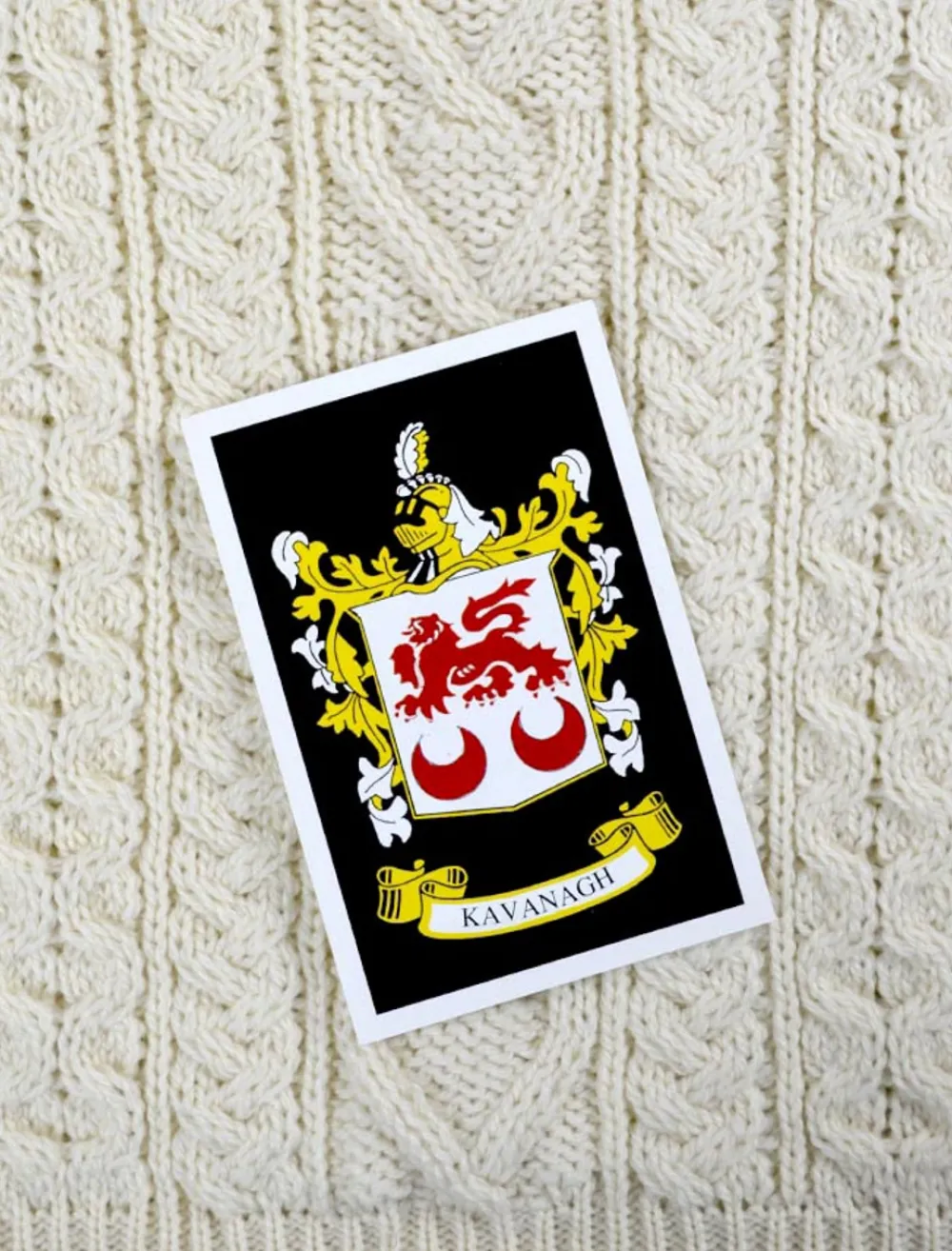 Glenaran Clan Throws^Kavanagh Clan Aran Throw