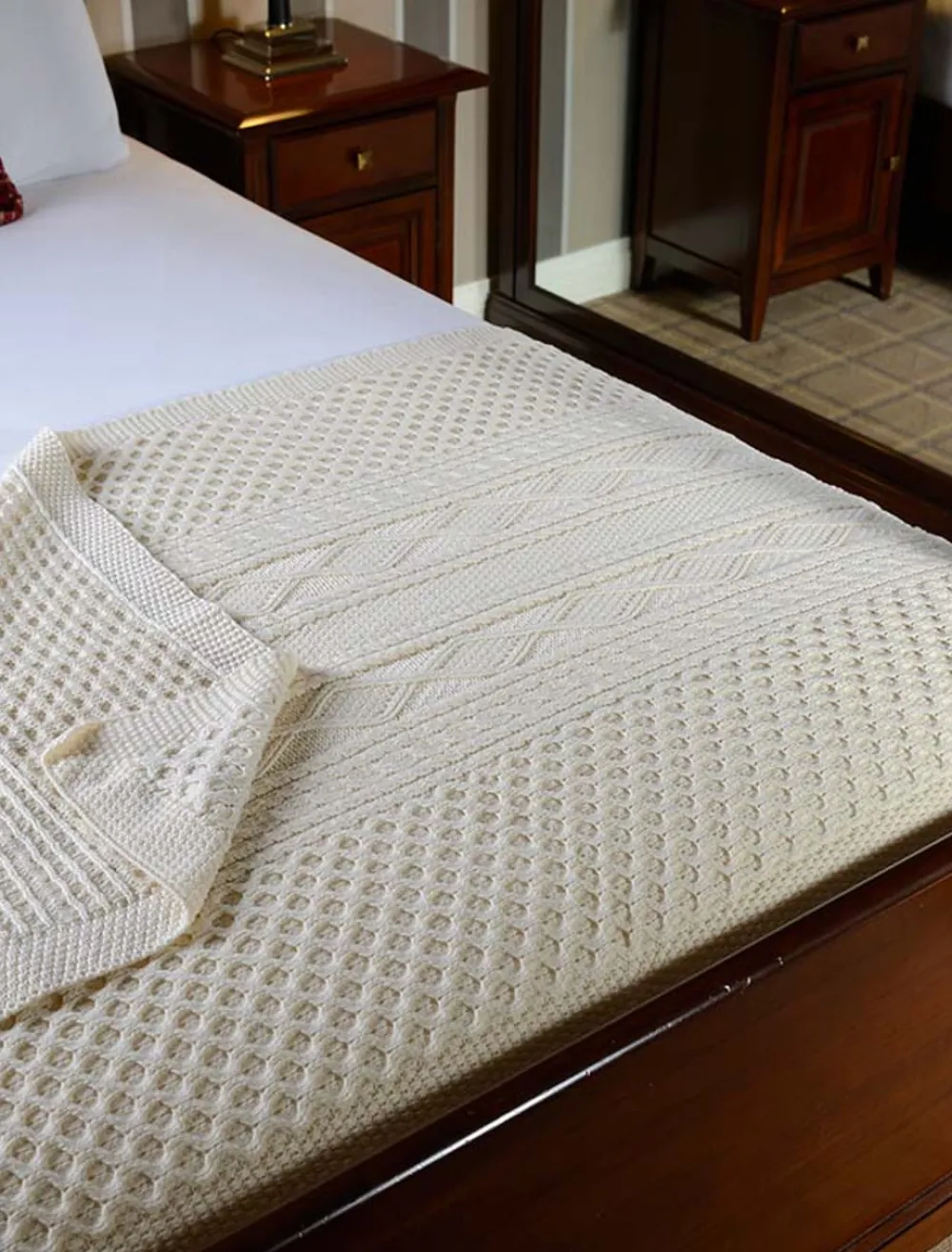 Glenaran Clan Throws^Coughlan Clan Aran Throw