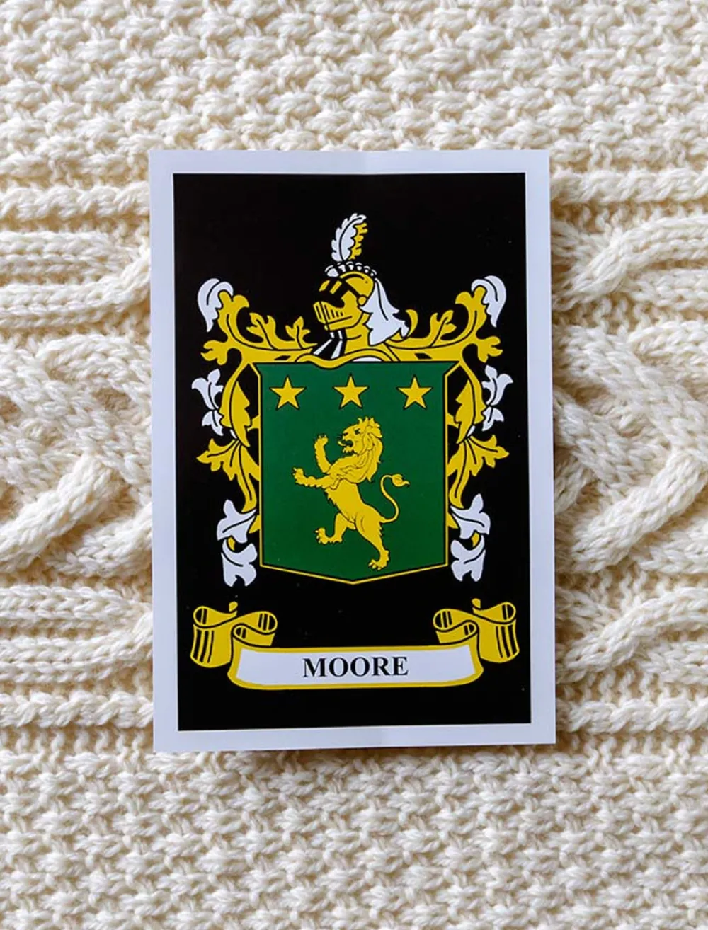 Glenaran Clan Throws^Moore Clan Aran Throw