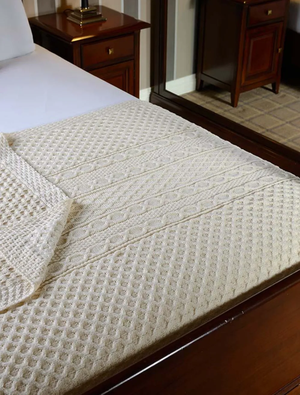 Glenaran Clan Throws^Kenny Clan Aran Throw