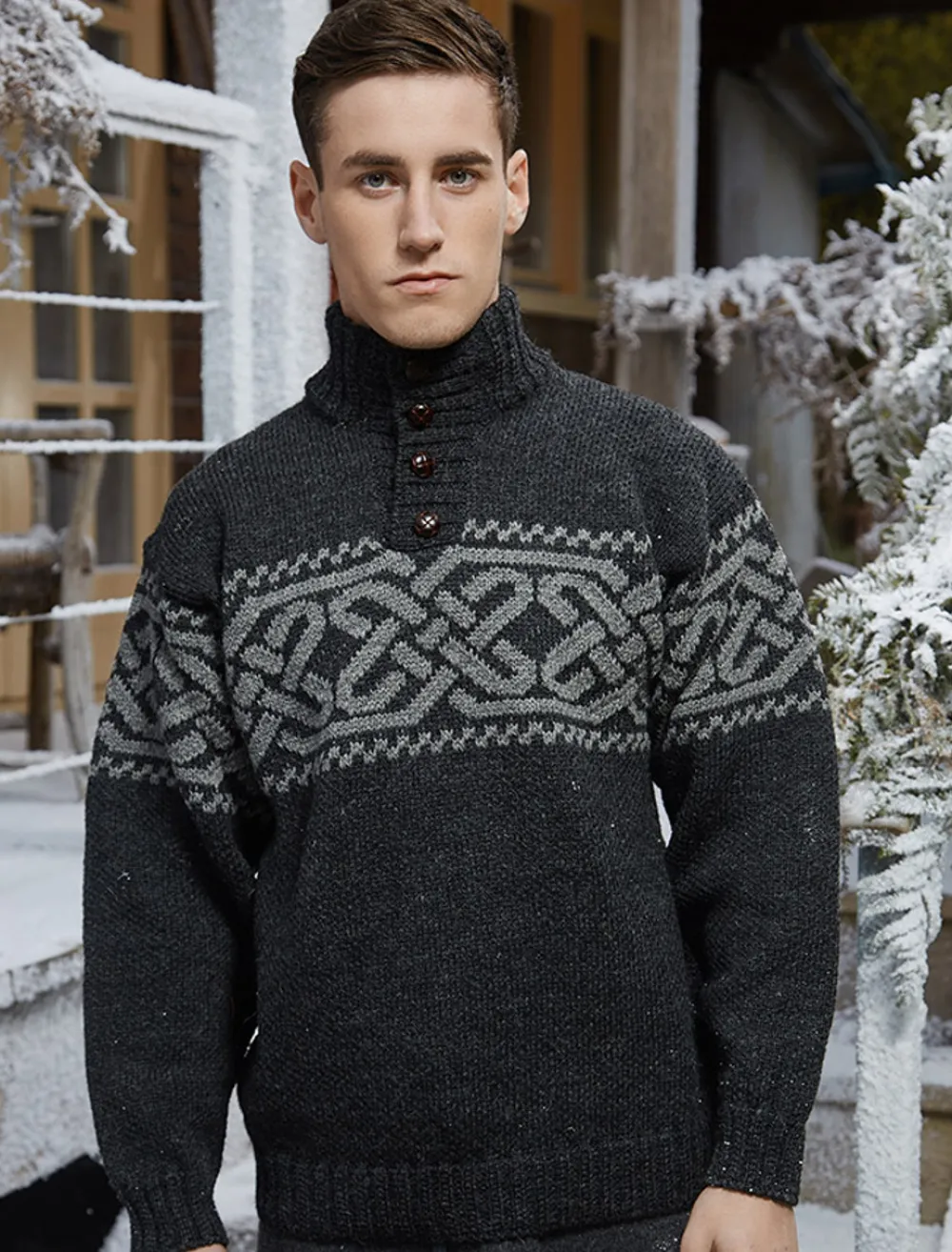 Glenaran Sweaters^Celtic Troyer Sweater