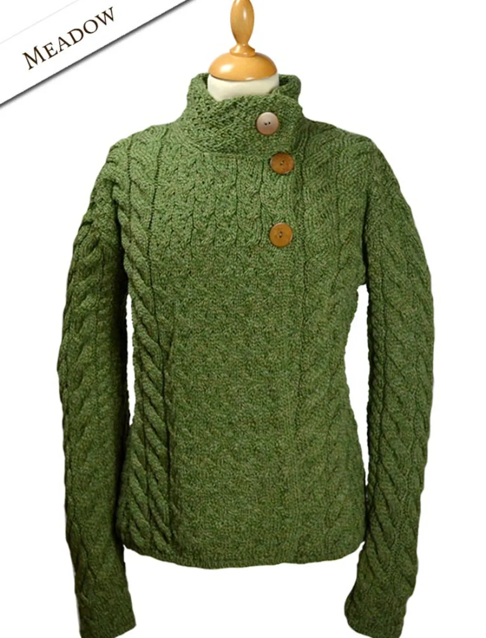 Glenaran Cardigans, Jackets & Coatigans^Super Soft Trellis and Cable Cardigan