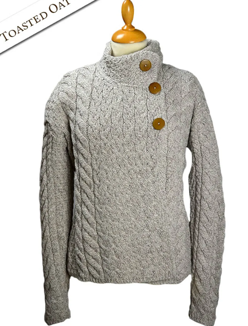 Glenaran Cardigans, Jackets & Coatigans^Super Soft Trellis and Cable Cardigan