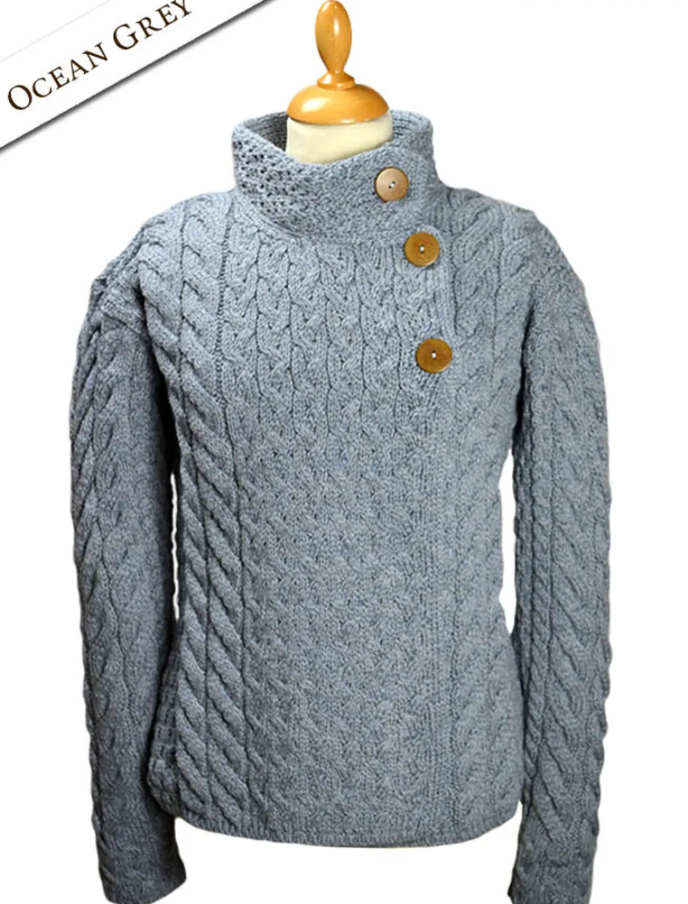 Glenaran Cardigans, Jackets & Coatigans^Super Soft Trellis and Cable Cardigan