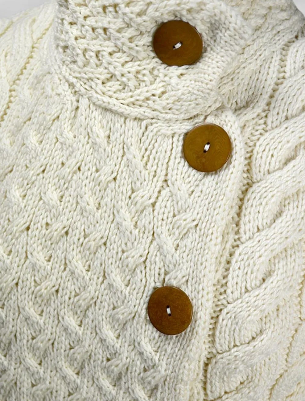 Glenaran Cardigans, Jackets & Coatigans^Super Soft Trellis and Cable Cardigan