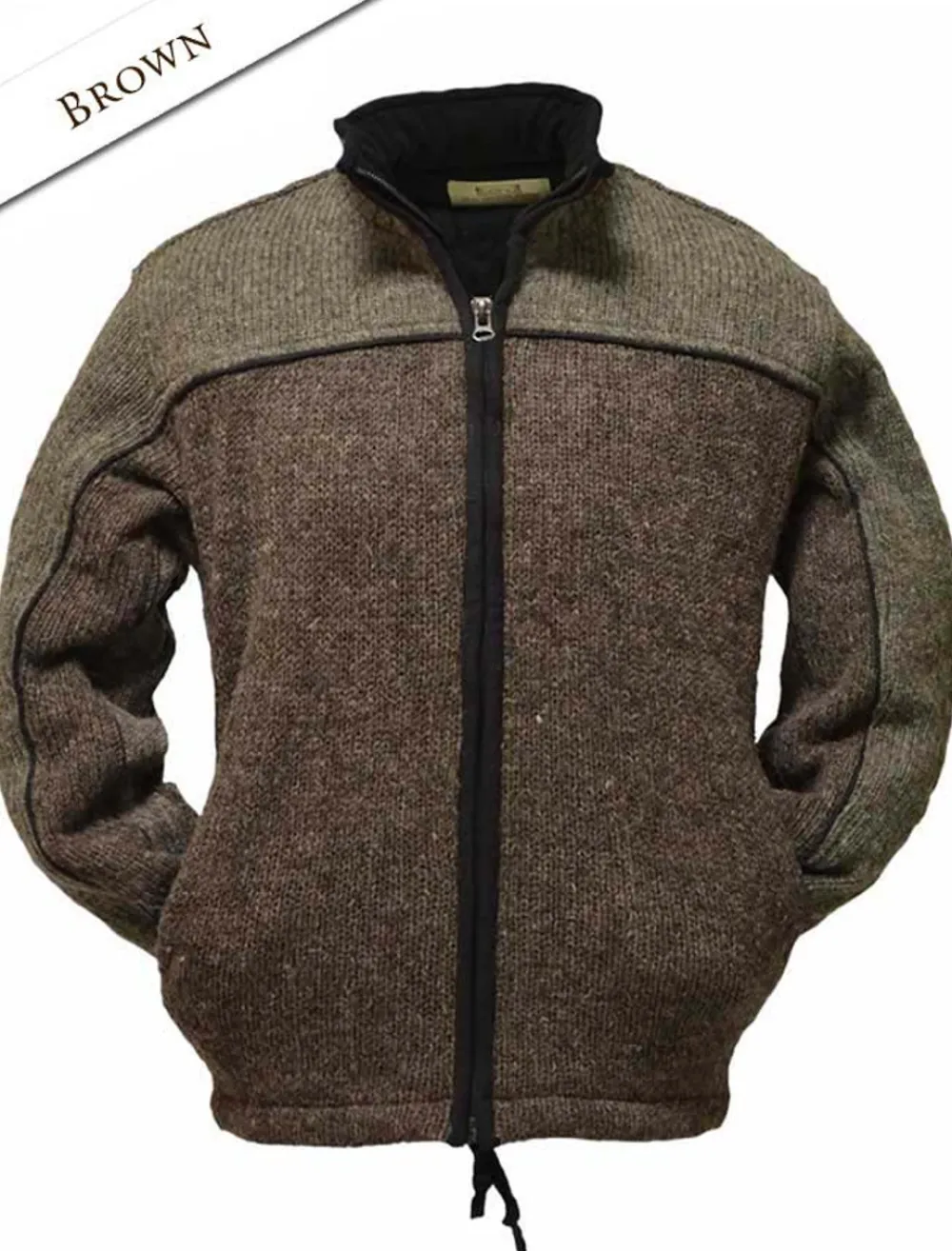 Glenaran Cardigans, Jackets & Coats^Men's Fleece Lined Wool Jacket