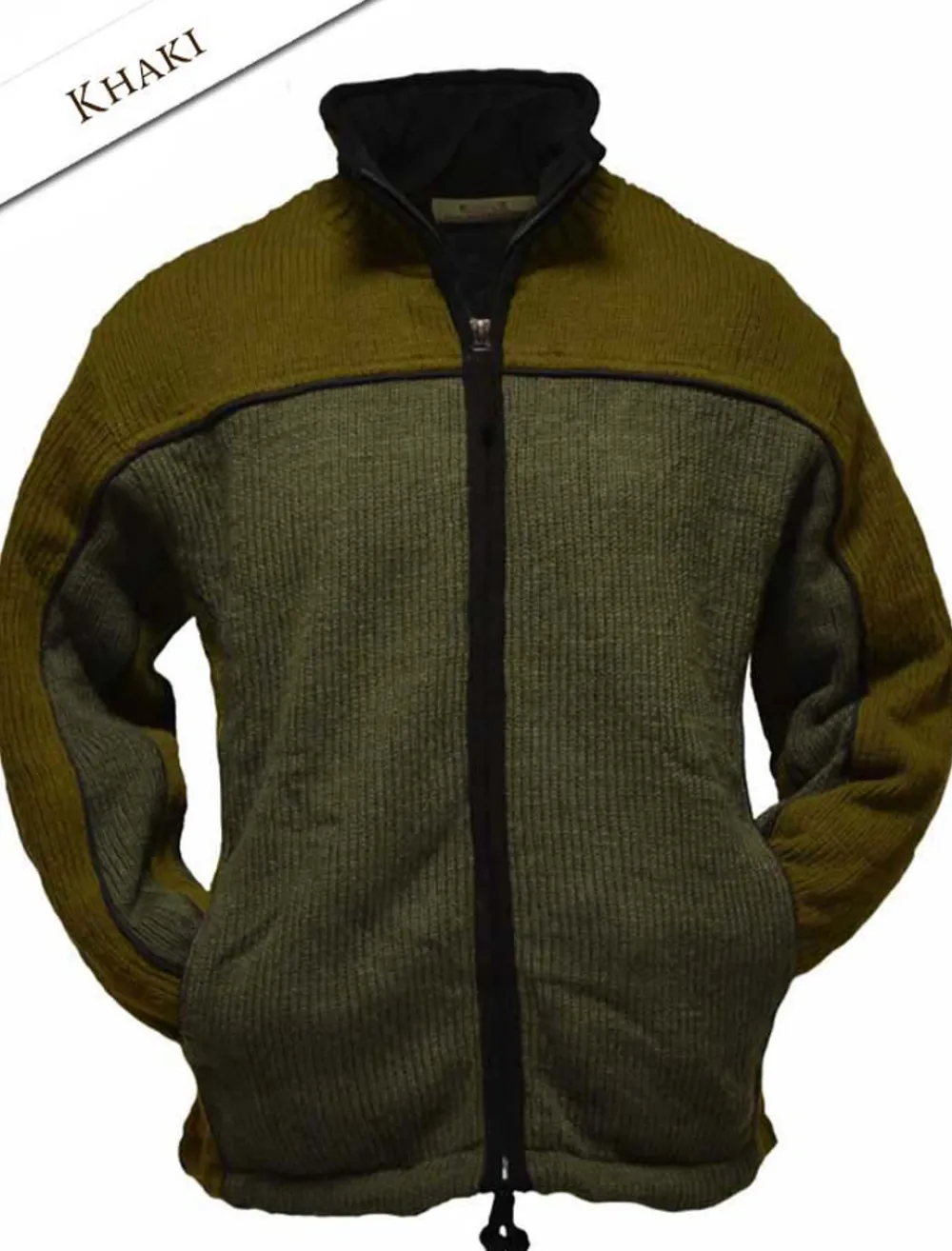 Glenaran Cardigans, Jackets & Coats^Men's Fleece Lined Wool Jacket