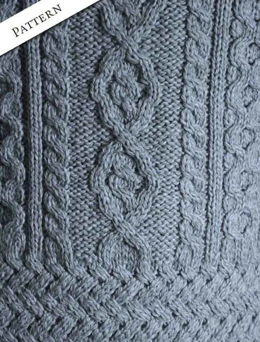 Glenaran Sweaters^Aran Cowl Neck Tunic Sweater