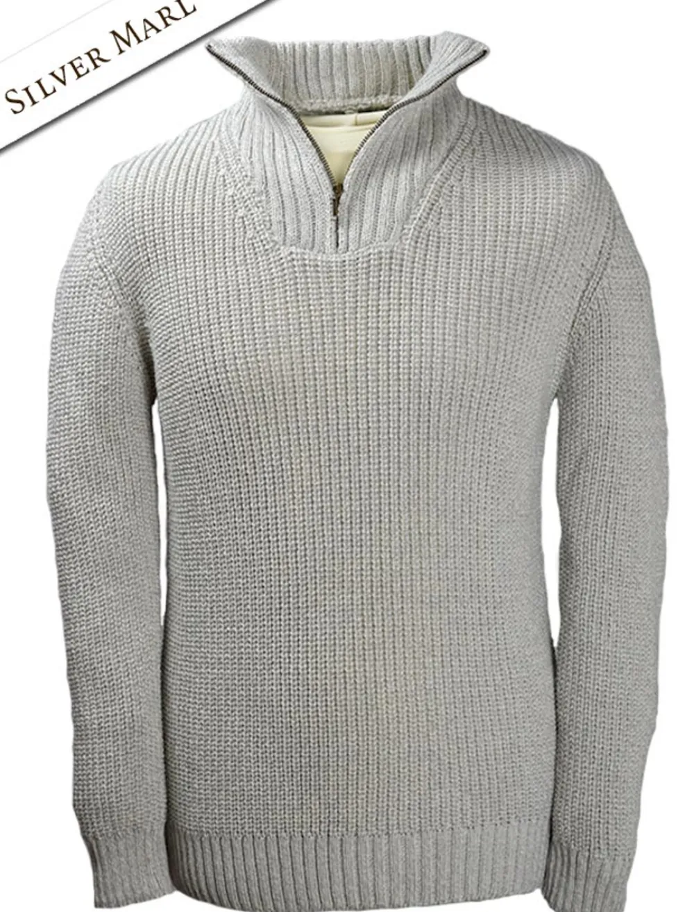 Glenaran Sweaters^Ribbed Merino Troyer