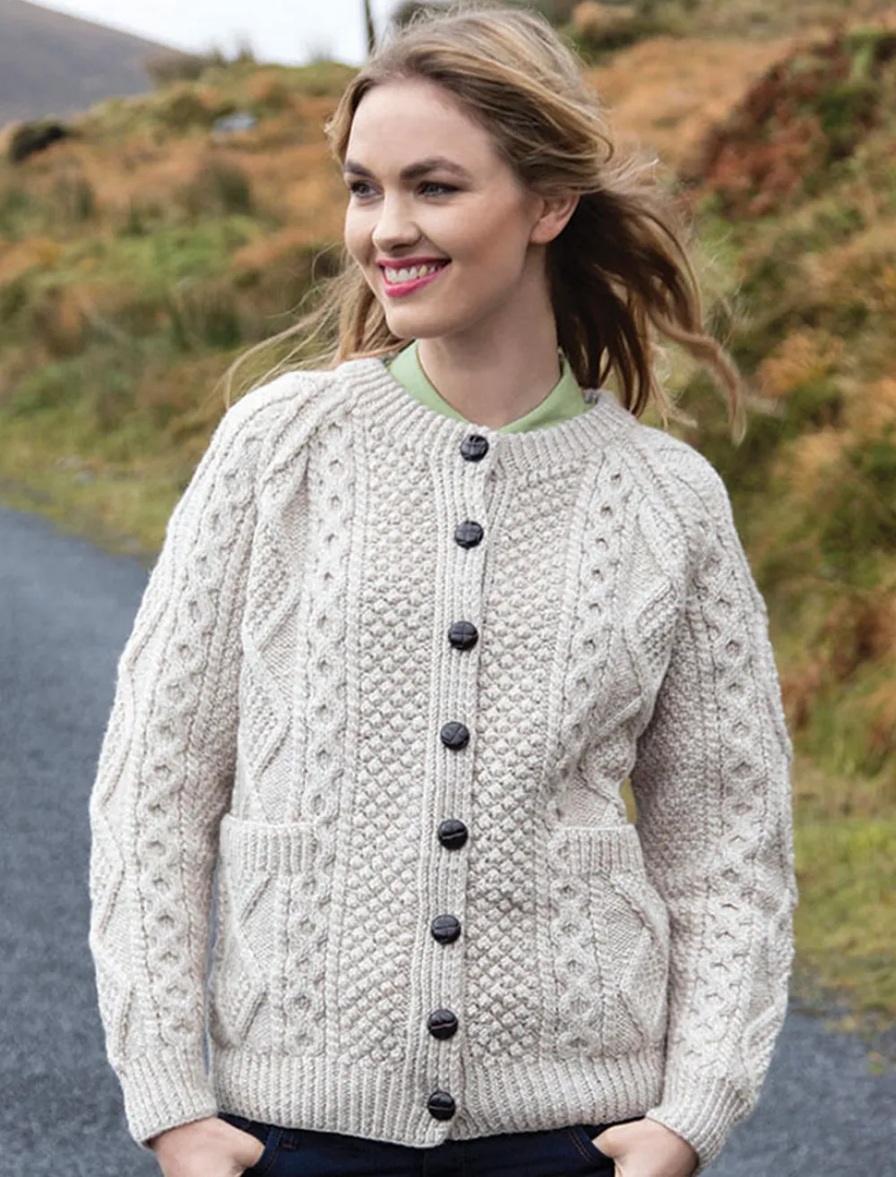 Glenaran Cardigans, Jackets & Coatigans^Premium Handknit Merino Lumber Jacket