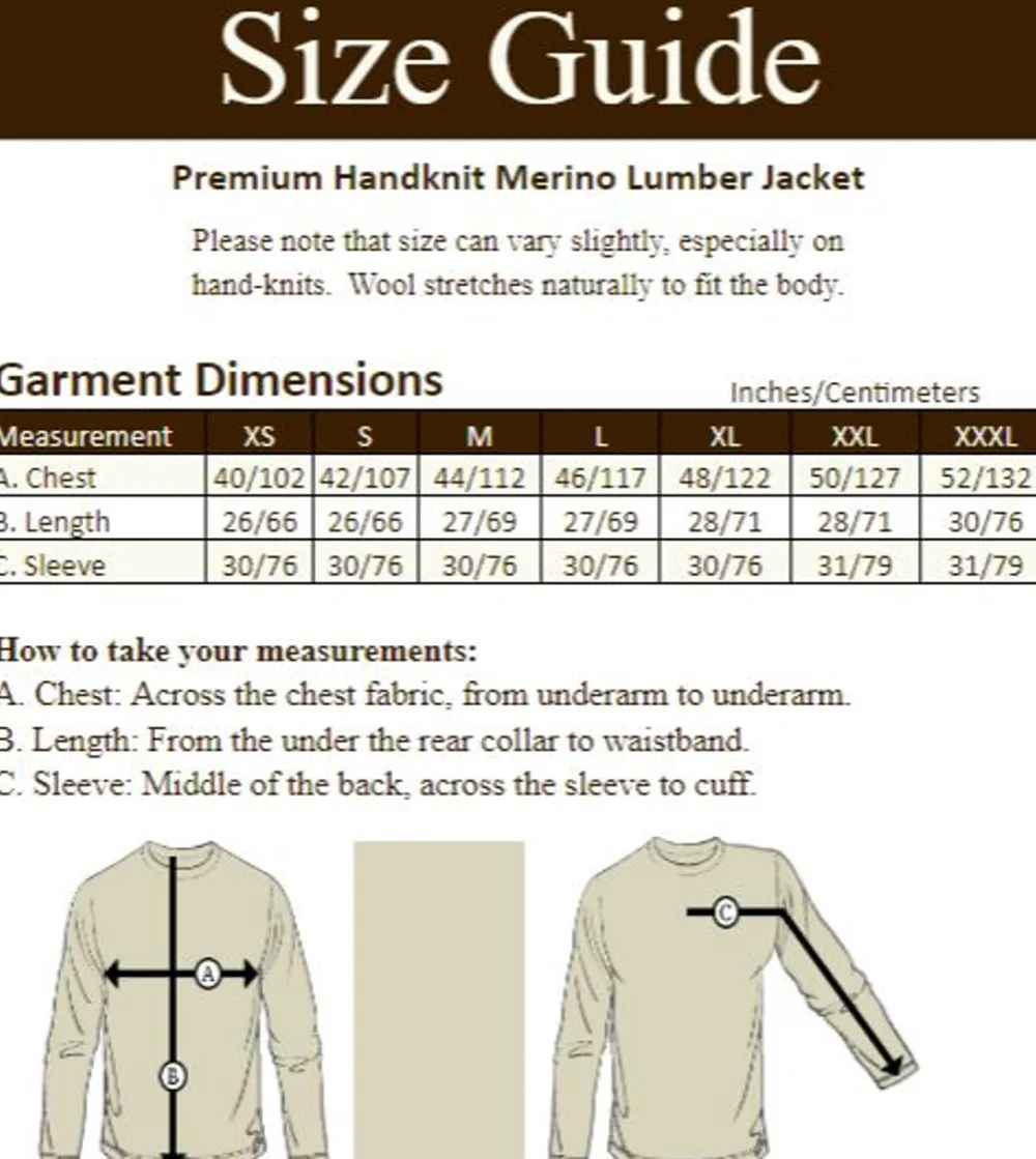 Glenaran Cardigans, Jackets & Coatigans^Premium Handknit Merino Lumber Jacket